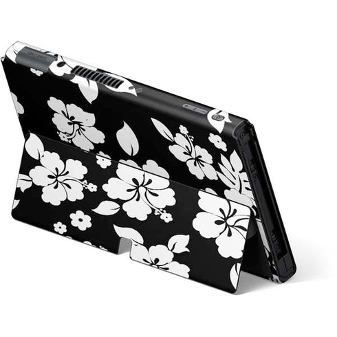 Black and White Nintendo Switch OLED (2021) Skin